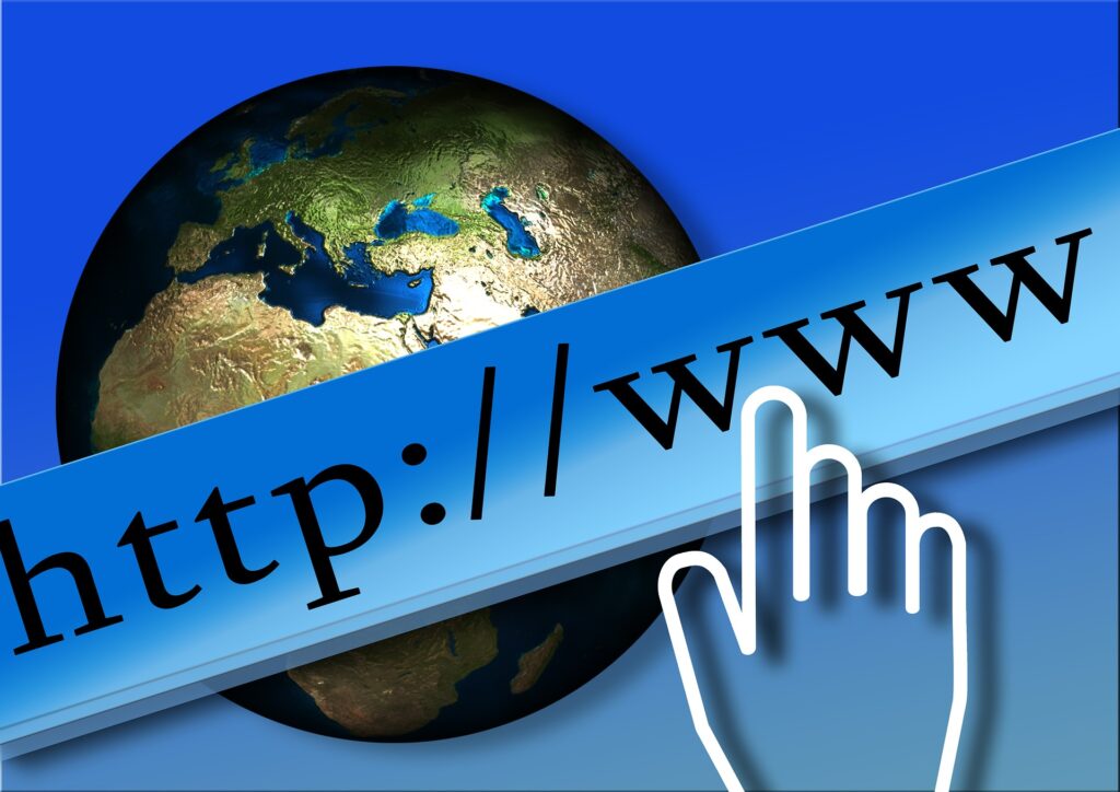 url site web